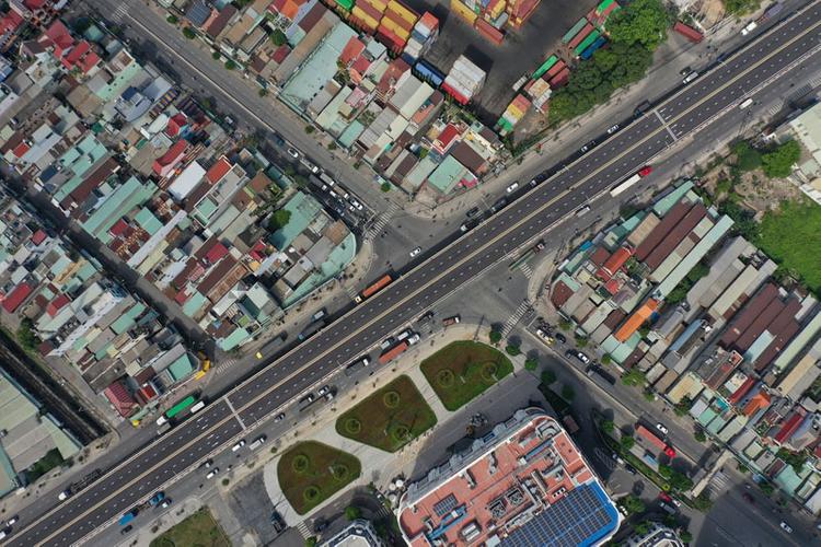 Ngã tư 550 là nút giao thông huyết mạch tại Dĩ An, Bình Dương